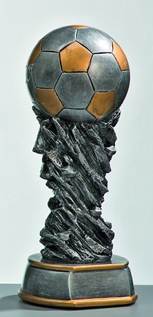 Große Resinfiguren "Weltpokal" Höhe 300 mm