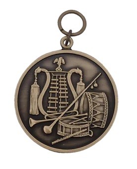 Medaille / Orden "Musik",  mit Öse & Ring Ø 39 mm, 54450 versch. Ausführungen