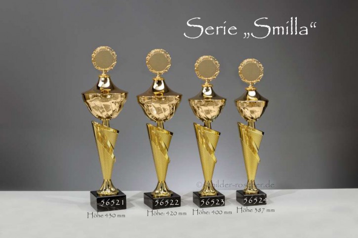 4er Pokalserie "Smilla" auch als Einzelpokal  56520