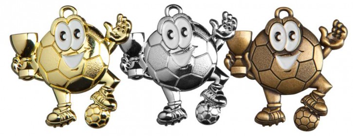 Bambini Fußball Medaille 47 x 44 mm 9147