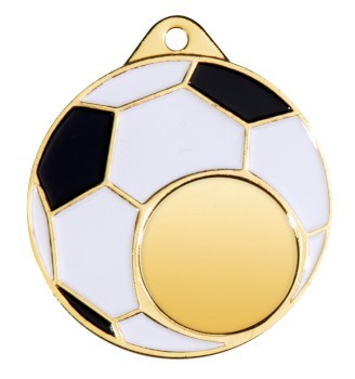 Fußball-Medaille Ø 50 mm 9318g -ohne Gravur-